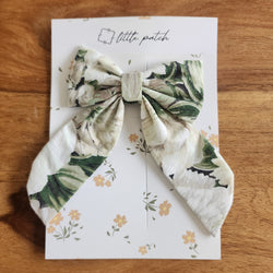 Small Hair Bow- Garden