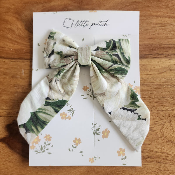 Small Hair Bow- Garden