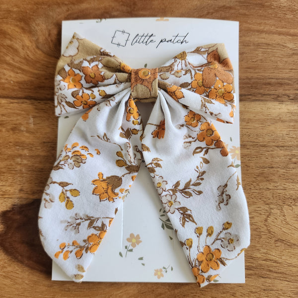 Hair Bow- Autumn Bloom