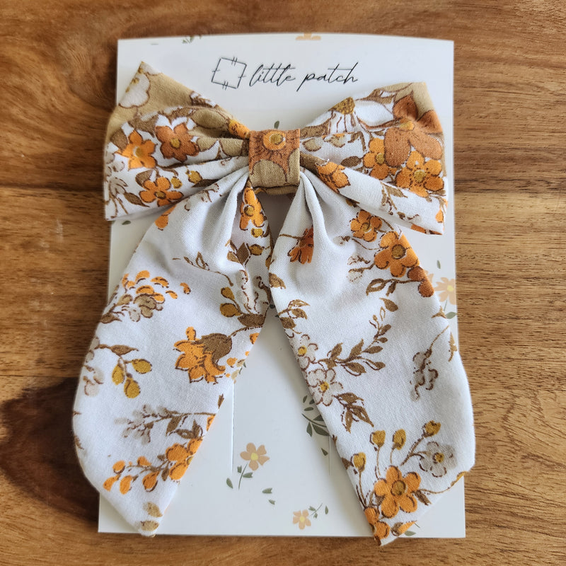 Hair Bow- Autumn Bloom