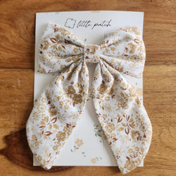Hair Bow- Ditsy Floral