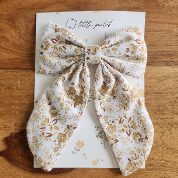 Hair Bow- Ditsy Floral