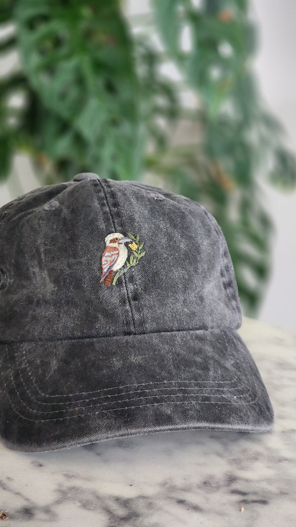 Embroidered Cap- Kookaburra