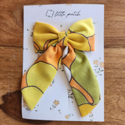 Small Hair Bow- Golden Grove