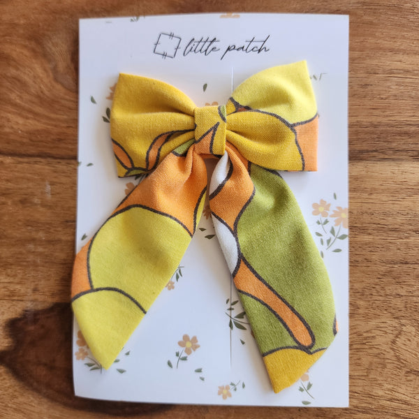 Small Hair Bow- Golden Grove