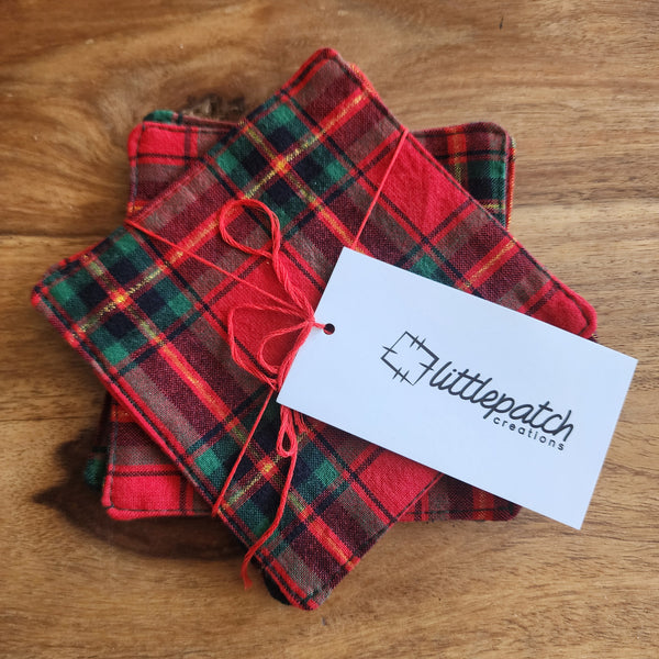 Xmas Coasters: 4pack