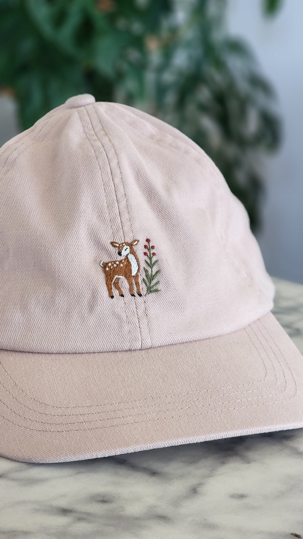 Embroidered Cap- Deer