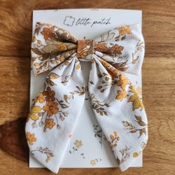 Hair Bow- Autumn Bloom