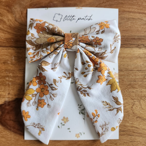 Hair Bow- Autumn Bloom