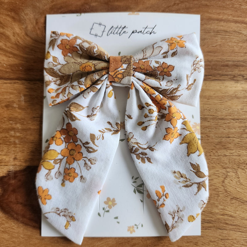 Hair Bow- Autumn Bloom