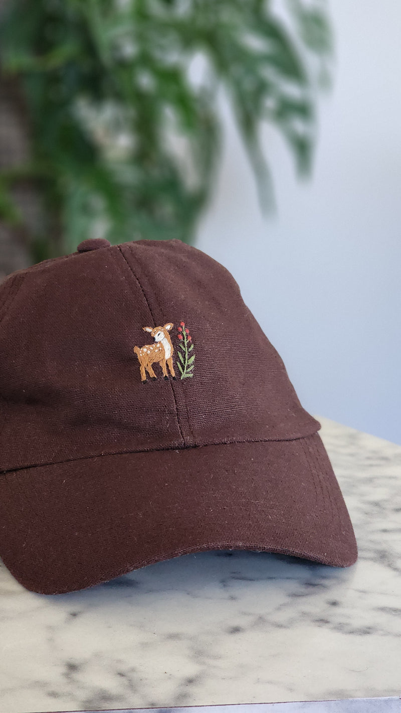 Embroidered Cap- Deer