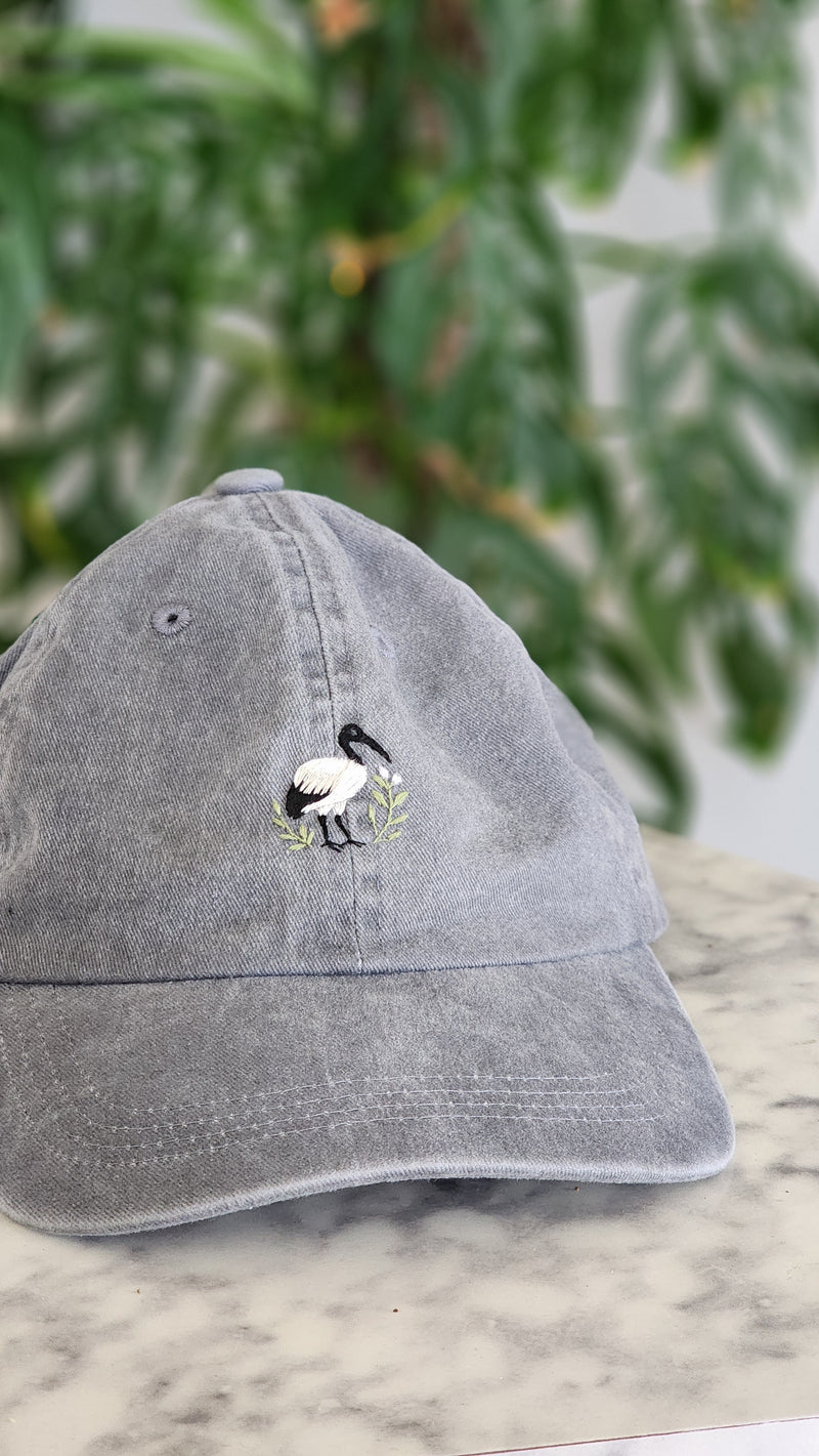 Embroidered Cap- Ibis