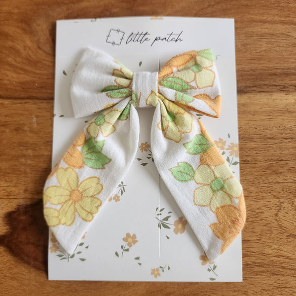 Small Hair Bow- Spring