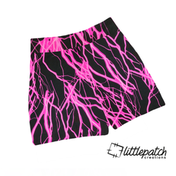 Pink Electric Booty Shorts