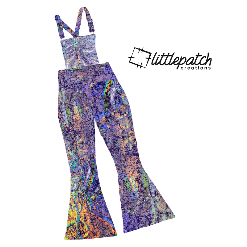 Amethyst Fit & Flare Overalls