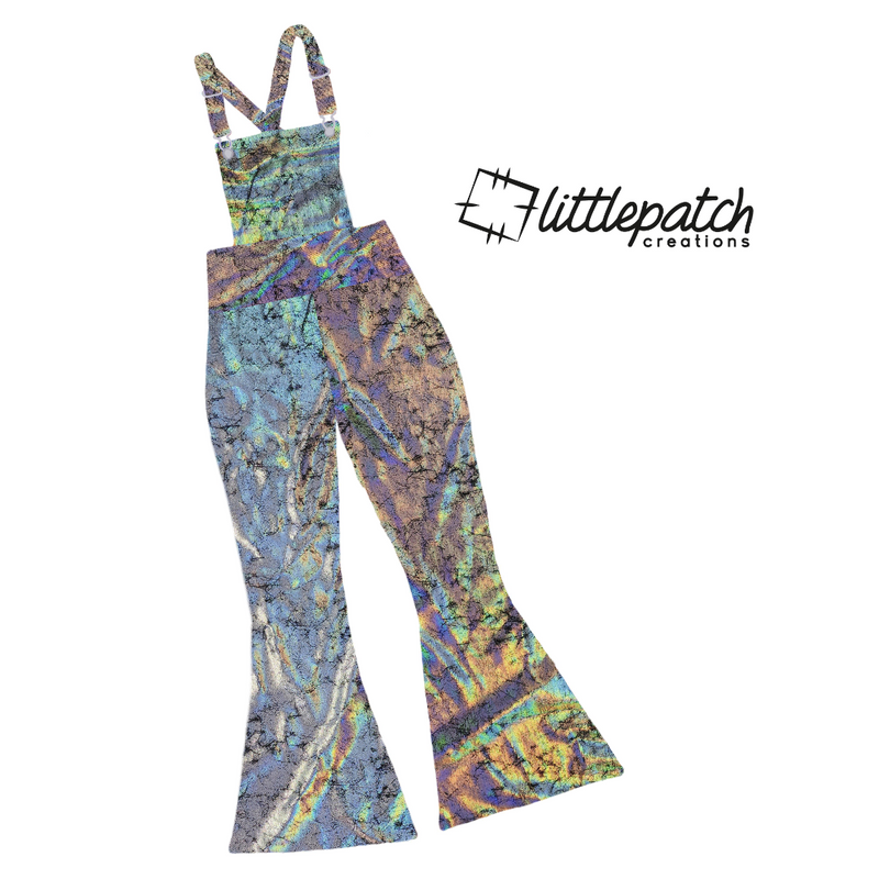 Moonstone Fit & Flare Overalls