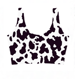 Classic Cow Plunge Top