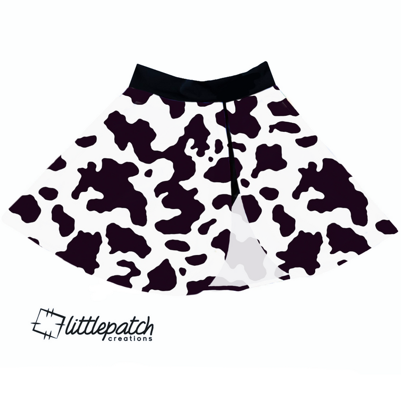 Classic Cow Split Skirt & Inbuilt Bummers