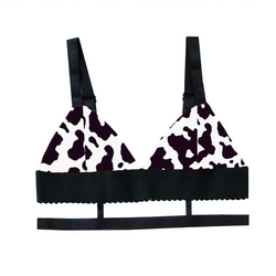 Classic Cow Banded Bralette