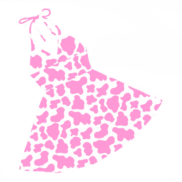 Strawberry Cow Halterneck Dress