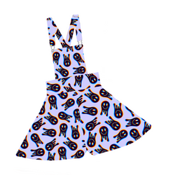 Drippy Trip Flounce Overalls