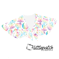 Fungi Fantasy Butterfly Sleeve Top
