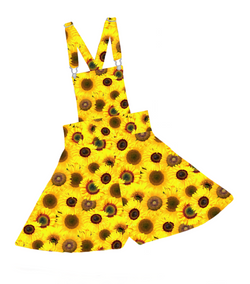 Sunflower Flounce Overalls