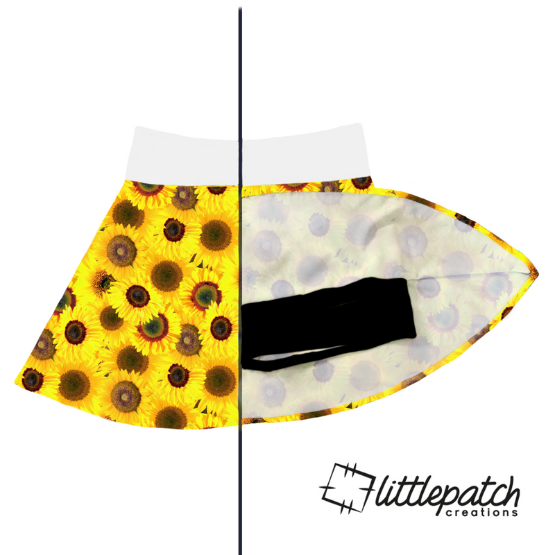 Sunflower Half Skater Skort
