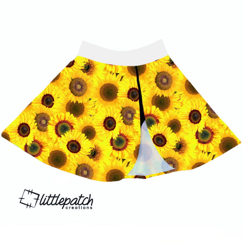 Sunflower Split Skirt & Inbuilt Bummers